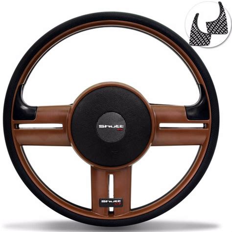 Volante Shutt Rallye Whisky Universal Aplique Preto Carbono