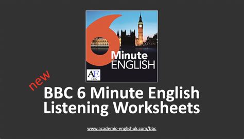 Bbc 6 Minute English Listening Worksheets