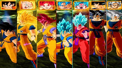 Todas As Transforma Es Do Goku Base Ssj Ssj Ssj Ssg Ssb Ssbk