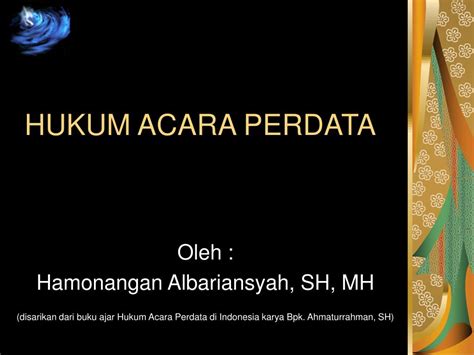 Ppt Hukum Acara Perdata Powerpoint Presentation Free Download Id
