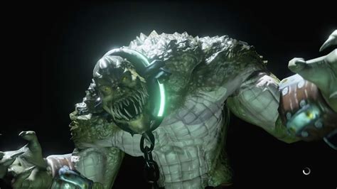 Batman Return To Arkham Asylum Killer Croc Boss Battle Youtube