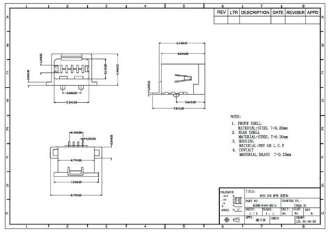 Mini Usb Conector 4pin B Tipo Smd En Pcb Buy Conector Mini Usb 4 P