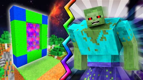 Minecraft Como Hacer Un Portal A La Dimension De Los Zombies Portal Al Mundo De Los Zombies