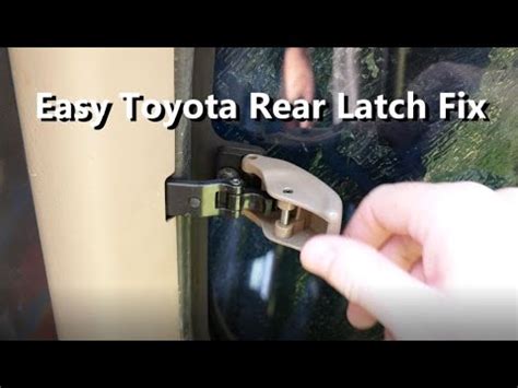 Fix Toyota Tundra And Tacoma Broken Rear Window Latch Cheap YouTube