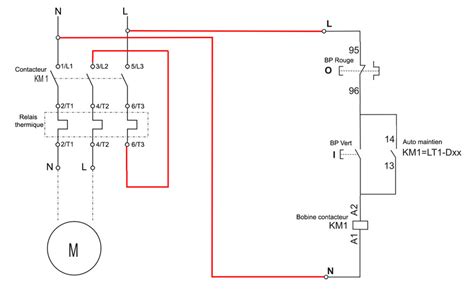 Boitier de démarrage direct moteur monophasé 220V 12 à 18A