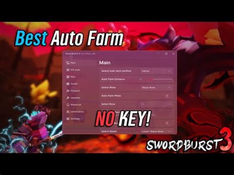 Swordburst Script Hack Best Auto Farm Mobile Pc No Key Pastebin