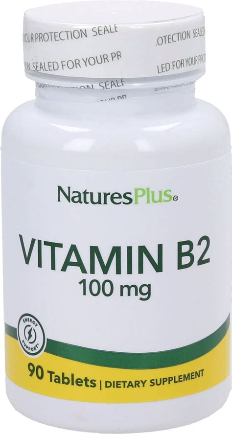 Vitamin B2 100 Mg 90 Tablets Naturesplus Vitalabo Online Shop Europe