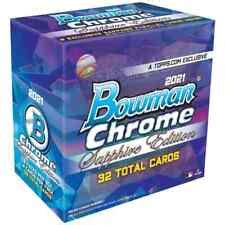 Bowman Chrome Sapphire Baseball Checklist Odds Boxes