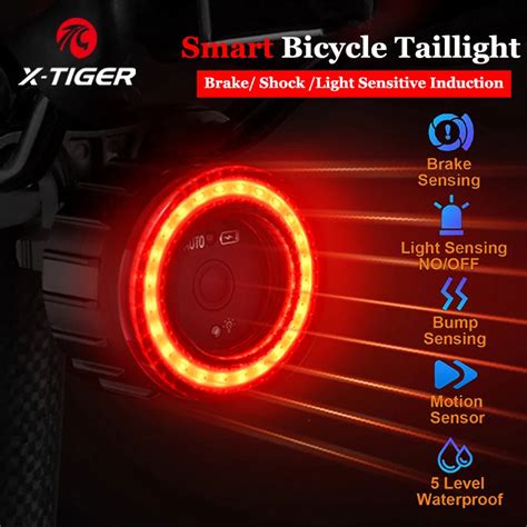 Smart Bike Tail Light Brake Sensing Smart Tail Light Bicycle Brake