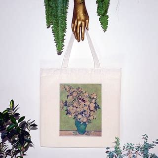 Ecobag Sacola Bolsa Van Gogh Rosas 1890 Shopee Brasil