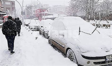 Meteoroloji den Karaman da dahil 41 ile kar yağışı uyarısı GÜNCEL