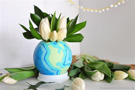 Diy Globe Flower Vase