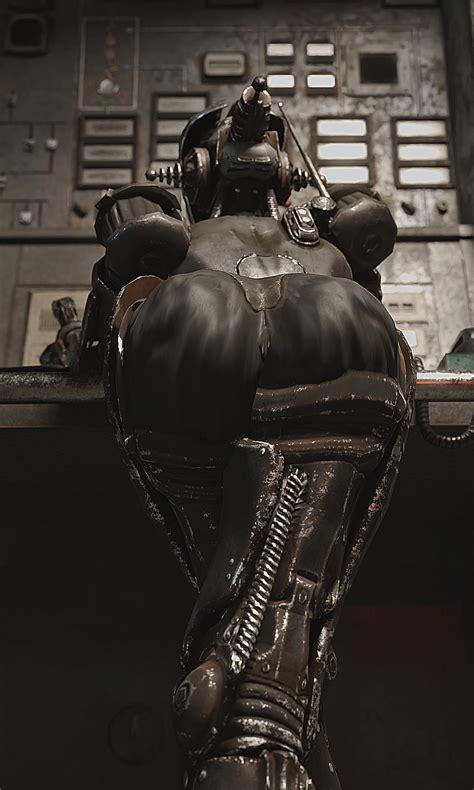 Rule 34 3d Ass Ass Focus Assaultron Assaultron Fallout Bethesda Softworks Facing Away