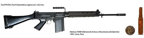 Fusil FN FAL utilizado por el ejército peruano durante el gobierno