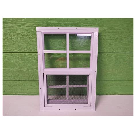 Shed Windows 12 X 18 Aluminum Slider With 4 X 4 Grids White 12 X 18