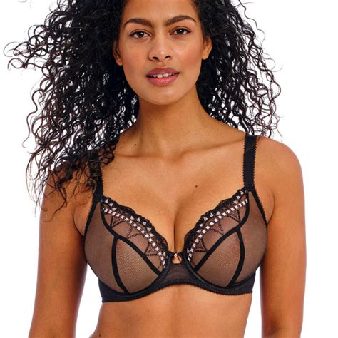 Soutien Gorge Plongeant Noir Freya Fitancy