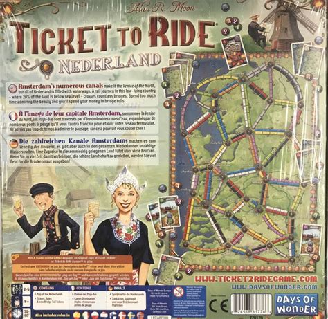 Ticket To Ride Map Collection Volume 4 Nederland Miller Pads And Paper