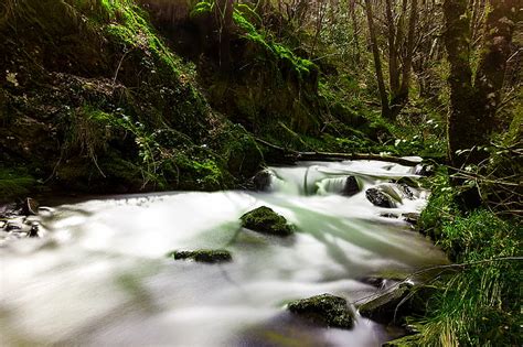 Time Lapse Of River Flowing Time Lapse River Asturias Asturies