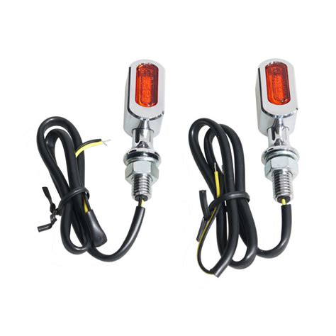 Fastline Clignotant Led Feu De Position Noir Lentille Ambre