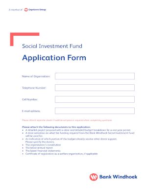 Fillable Online Sif Application Form Indd Fax Email Print Pdffiller