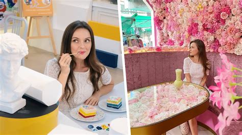 РИСУЕМ НА ТОРТАХ в Fun Cafe КАФЕ ИЗ ЦВЕТОВ Kor Ra Kang обзор