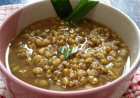 Bubur Kacang Hijau Di Gelas Bubur Kacang Hijau Recipe By Jehanne Ali