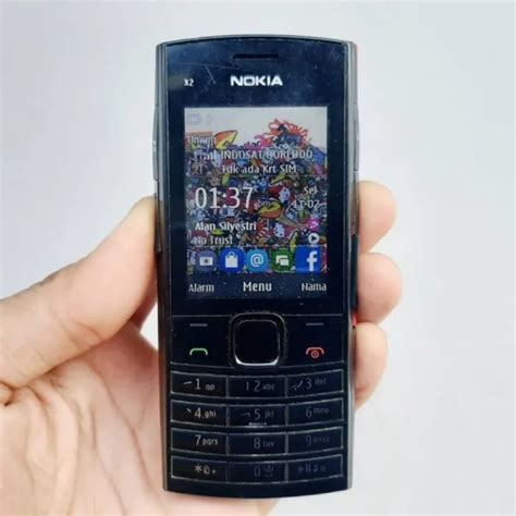 NOKIA X2 02 HP JADUL SECOND ORIGINAL DUAL SIM KLASIK MUSIK HANDPHONE