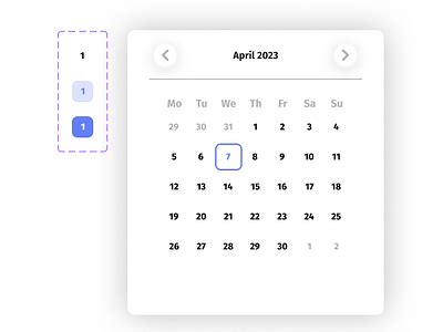 Calendar Design | Figma by Rohit Singh Chauhan on Dribbble