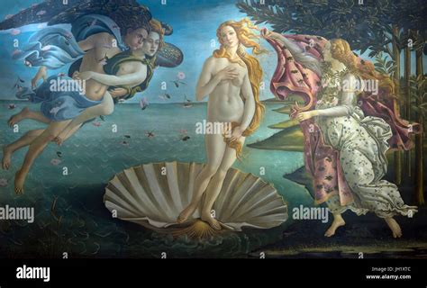 Birth Of Venus By Sandro Botticelli Circa Uffizi Gallery