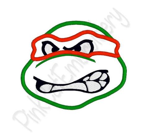 Teenage Mutant Ninja Turtle Applique Design 4x4 6x6 Instant