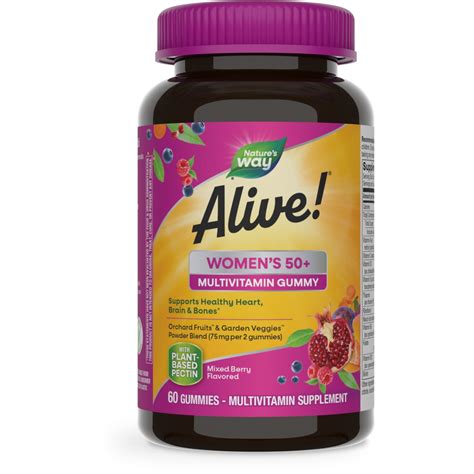 Nature S Way Alive Women S Gummy Multivitamin B Vitamins Mixed