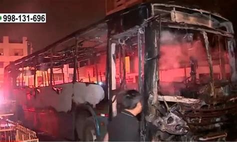 San Mart N De Porres Incendio De Bus Gener Zozobra En Vecinos