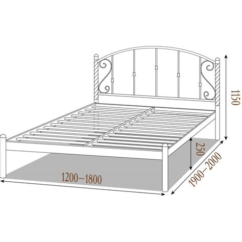 Металлическая кровать Шарлотта Металл-Дизайн | MATRAS.CENTER