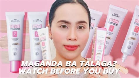 New Luxe Organix Ultimate Defense Tinted Sunscreen Weartest Quick