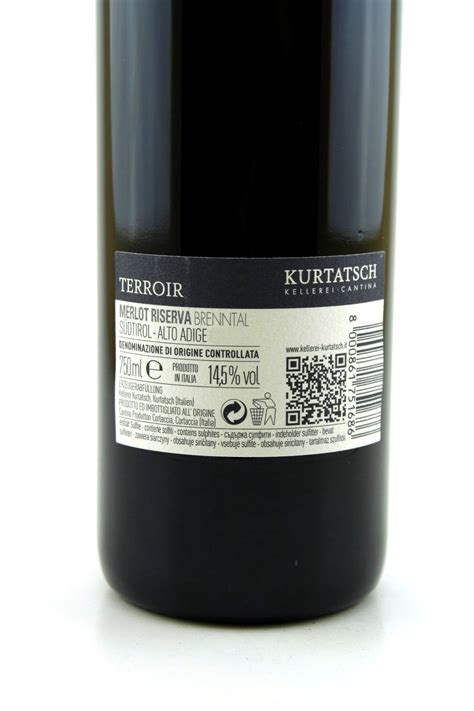 Merlot Riserva Brenntal Vol Kellerei Kurtatsch Kara