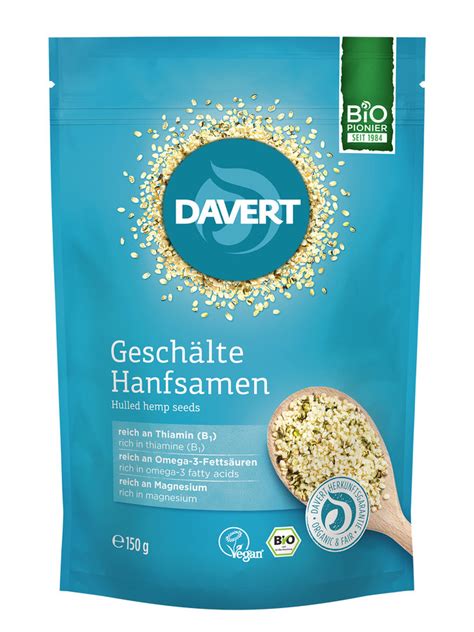 Davert Hanfsamen geschält bio naturPur Shop