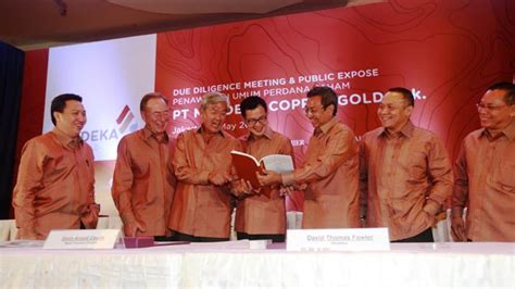 Pt Merdeka Copper Gold Akan Gelar Ipo Tribunnews