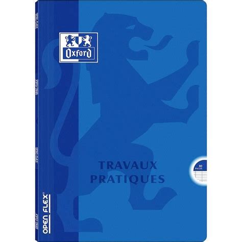 OXFORD Cahier de Travaux Pratiques OpenFlex A4 Grands Carreaux Seyès