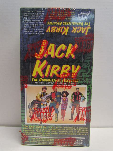 Comic Images Jack Kirby The Unpublished Archives Trading Cards Box