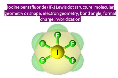 IF5 Lewis structure, molecular geometry or shape, electron geometry ...