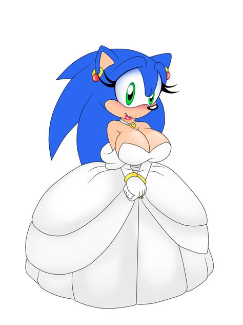 Lady Sonics Wedding Dress By Classicsonicsatam On Deviantart