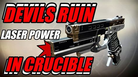 Devil S Ruin Exotic Sidearm In Crucible Destiny 2 Lightfall YouTube