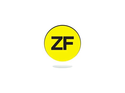 Monogram Zf Logo Icon Initial Zf Fz Luxury Circle Logo Letter Design 31743276 Vector Art At