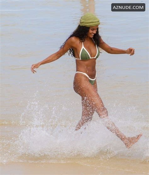 Narah Baptista Sexy Seen With Vincent Cassel Showing Off Her Amazing Bikini Body At Ipanema