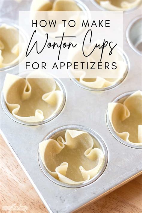 Wonton Cups: How to Make Them and What to Fillings to Use in Them