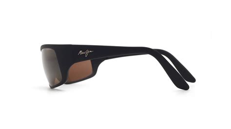 Sunglasses Maui Jim Peahi Black Matte Hcl Bronze H202 2m 65 19