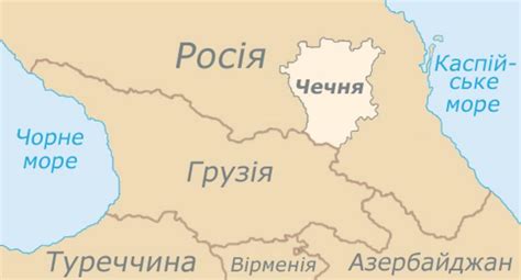 Карта россии где находится чечня