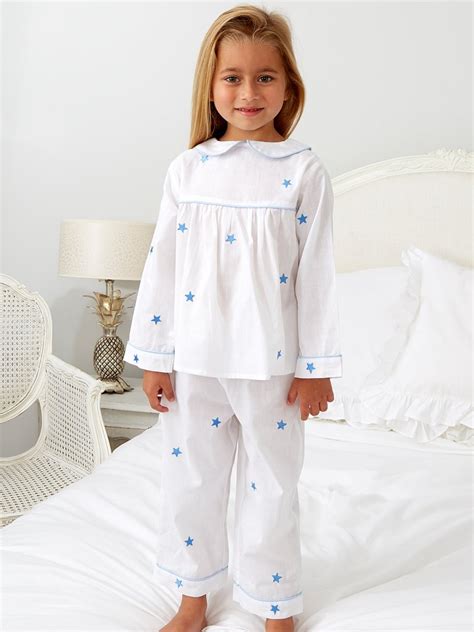 Personalised Girls Midnight Star Pyjamas Lunn Antiques