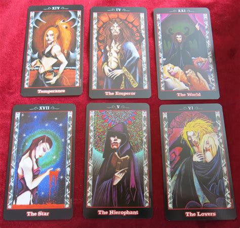 The Vampire Tarot Deck Oop Fortune Telling Tarot Reader Antique Arcana