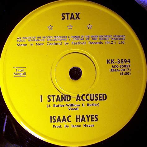 Isaac Hayes I Stand Accused Vinyl Discogs